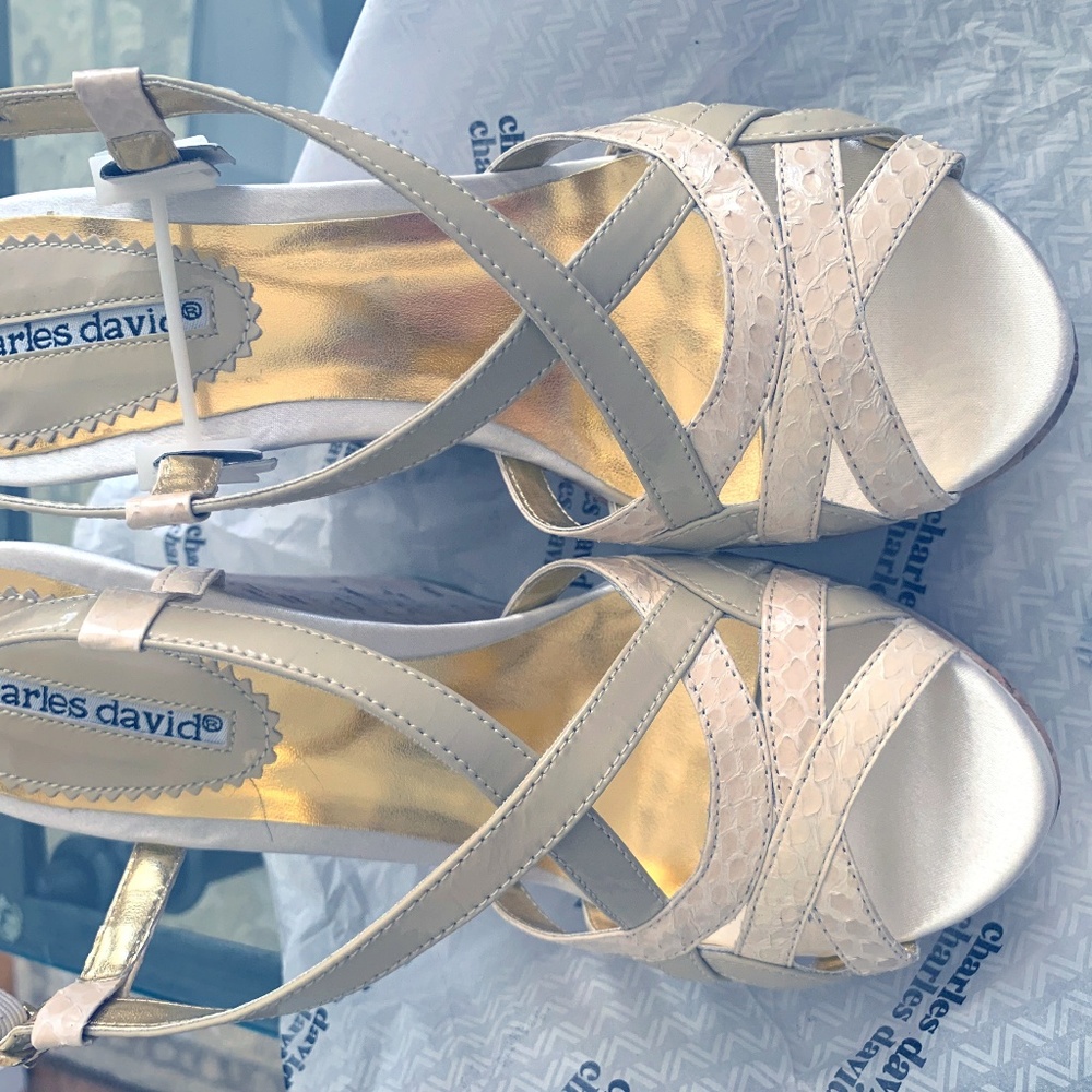 Charles David Wedge Sandals
